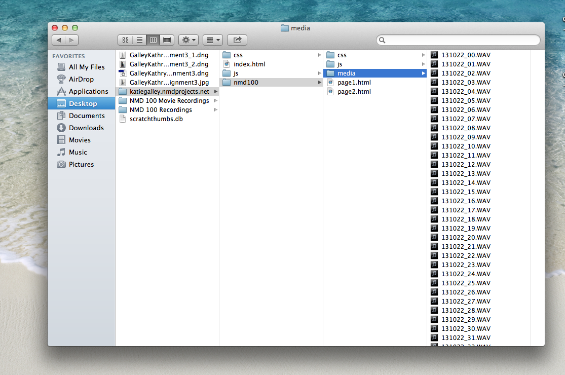 Screenshot of My Folders